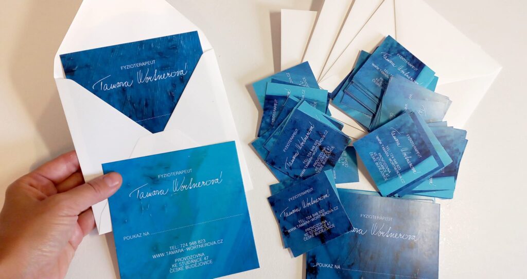 Dárkový poukaz a vizitky